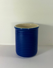 Emile Henry blauwe wijnkoeler Franse keramiek
