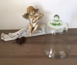 Stolp van glas in de vorm van een kerstklok