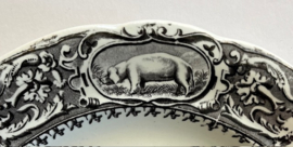 Gien Geoffroy et C. bordje van Frans keramiek