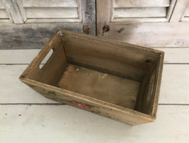 Frans vintage fruitbakje kistje mandje oogstbakje