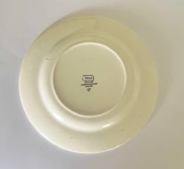 Digoin Sarreguemines Odile plat bord diner bord met rozen