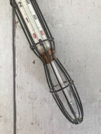 Franse vintage thermometer voor weckketel kwikthermometer