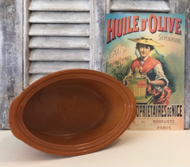 Emile Henry France paté pot paté terrine camel kleurig met zwarte spikkeltjes