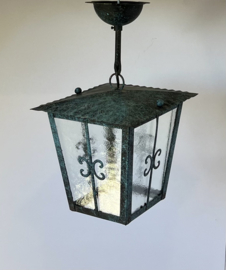 Vintage Franse hanglamp hal lamp