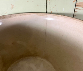 Franse grès aardewerk tian 19e eeuw doorsnede 40 cm