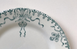 Gien porcelaine opaque Venise diner bordje 1886-1938