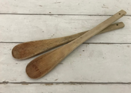 Vintage spatel pollepel stevig formaat