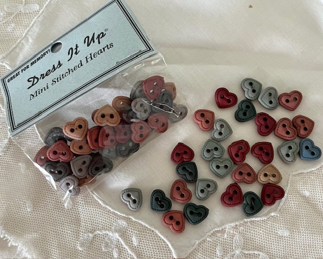 Dress it up Mini Stitched Hearts