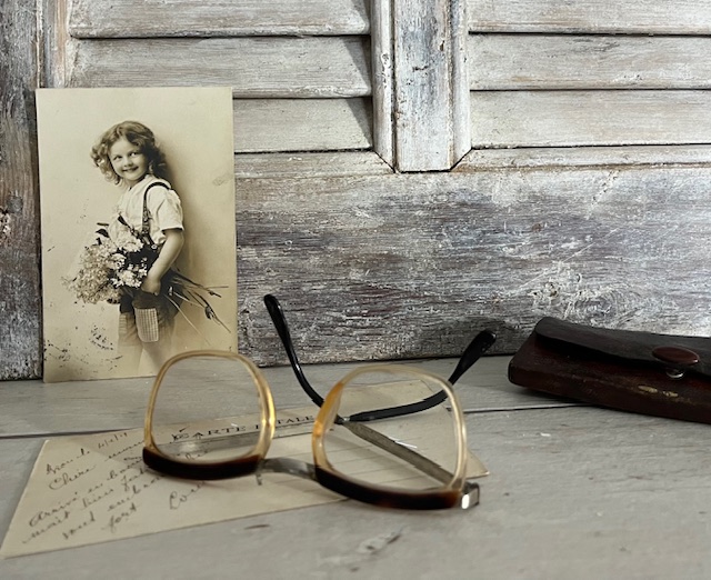Franse vintage bril vlindermodel circa 1960 in originele etui