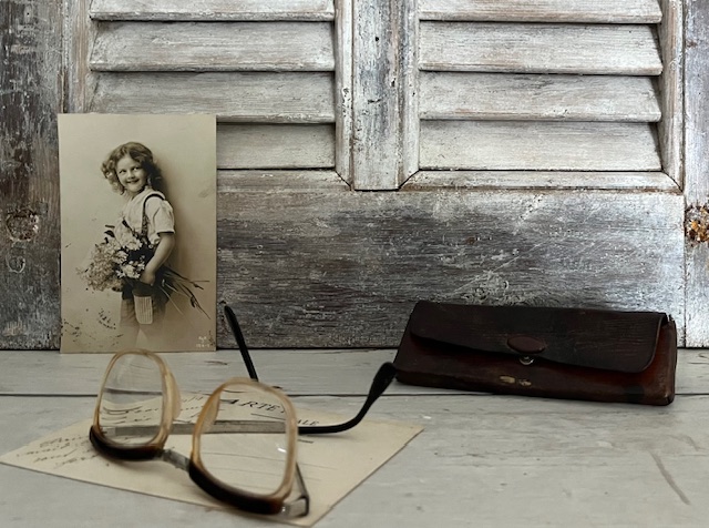 Franse vintage bril vlindermodel circa 1960 in originele etui