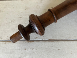 Set van twee houten vintage Franse balusters