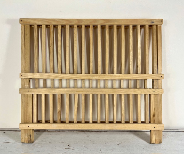 Vintage houten afdruiprek inklapbaar
