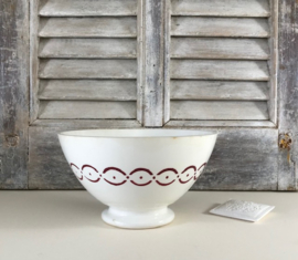 Digoin Sarreguemines grote bowl kom café au lait vanaf 1974