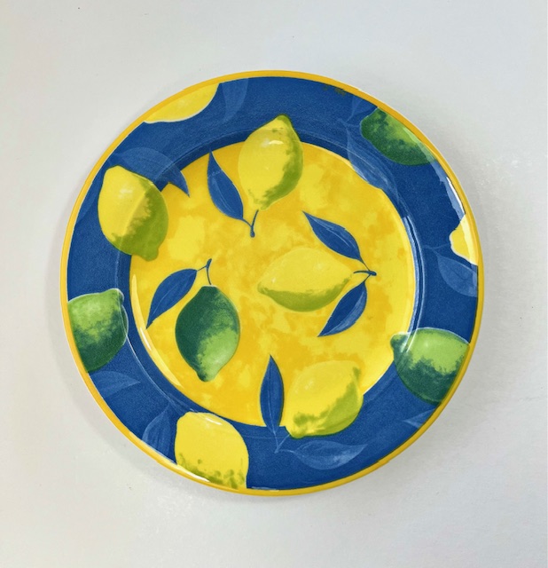 Faience ligne Hôtesse ontbijtbordje citroenen