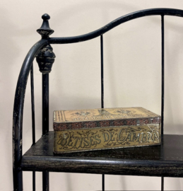 Antieke Franse blikken snoeptrommel Bêtises de Cambrai Confiserie Despinoy