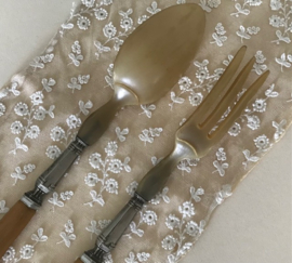 Antiek Frans benen slacouvert uit begin 1900