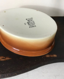 Digoin Sarreguemines France 89 paté terrine karamel kleur
