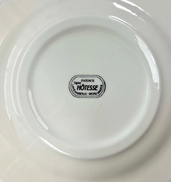 Faience ligne Hôtesse plat bord diner bord citroenen