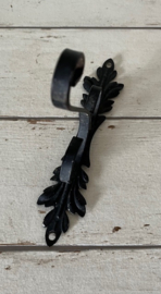 Frans klassiek smeedijzeren muurhouder wandhouder voor plant o.i.d. (2x)