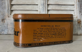 Antiek blik boîte Le Balai O-Cedar no.1 rectangulair démontable