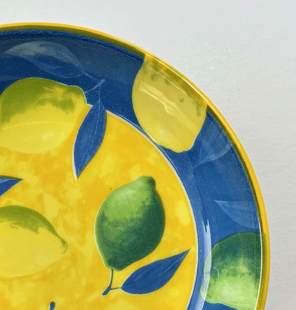 Faience ligne Hôtesse diep bord soepbord citroenen