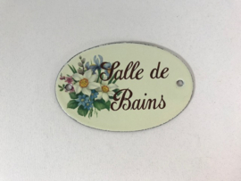 Frans deurbordje badkamer Salle de Bains