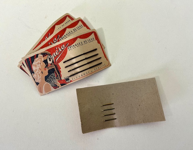 Vintage Franse haarspelden, schuifspeldjes Opéra epingles de Luxi