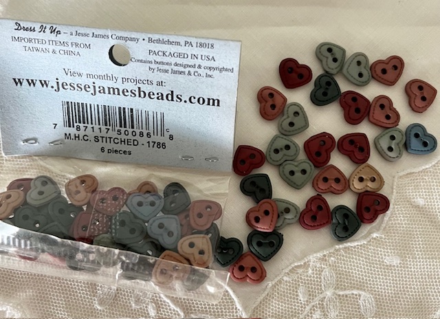 Dress it up Mini Stitched Hearts
