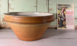 Franse grès aardewerk tian 19e eeuw doorsnede 40 cm