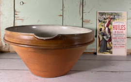 Franse grès aardewerk tian 19e eeuw doorsnede 40 cm