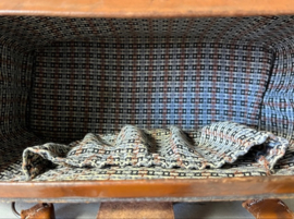 Vintage Franse dokterstas weekendtas bruin leder