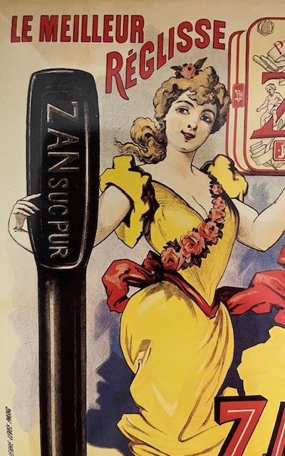 Vintage Franse reclamekaart an Pastilles