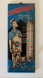 Originele vintage Franse reclame thermometer Totaliment