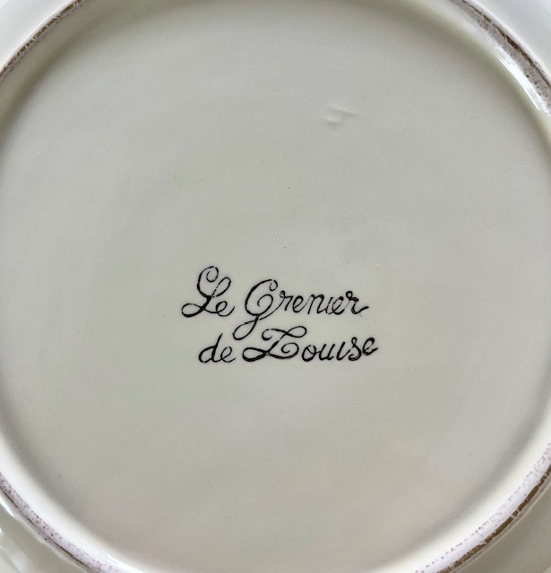 Plat bord diner bord Le Grenier de Louise