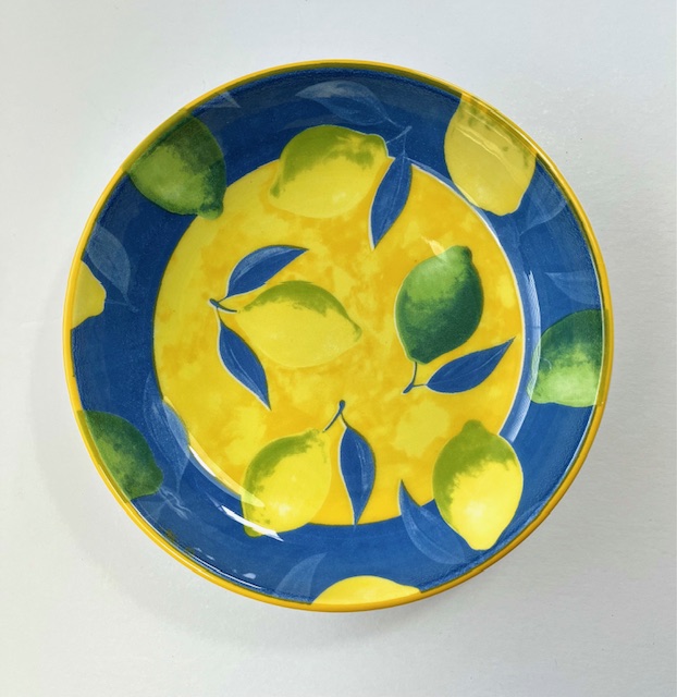 Faience ligne Hôtesse diep bord soepbord citroenen
