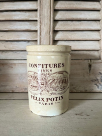 Antieke confiture pot confit pot Félix Potin Paris