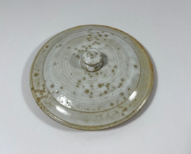 Vintage Franse keramische pot met deksel