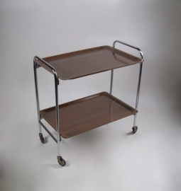 Vintage serveertafel/trolley