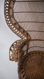 Vintage pauwenstoel / peacock chair