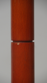 Houten staande kapstok met space age bollen