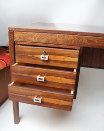 Jaren 60 bureau met Palisander hout