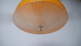 Vintage oranje LAKRO hanglamp