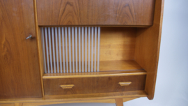 Highboard vintage kast, buffetkast jaren 60