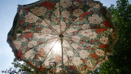 Bloemrijke parasol