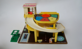 Vintage fisherprice speelgoedgarage