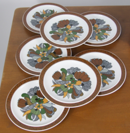 Vintage borden van porselein Kiruna Camargue