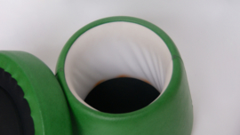 Appelgroene poef