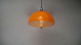 Vintage oranje LAKRO hanglamp