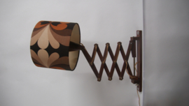 Schaarlamp met retro kap