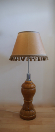 Okergele vintage lamp